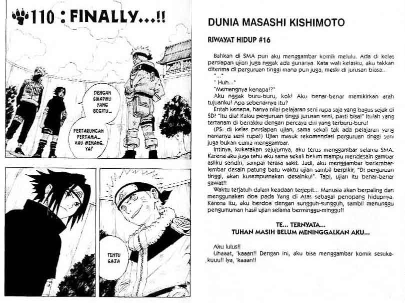 Naruto Bab 110 halaman 1