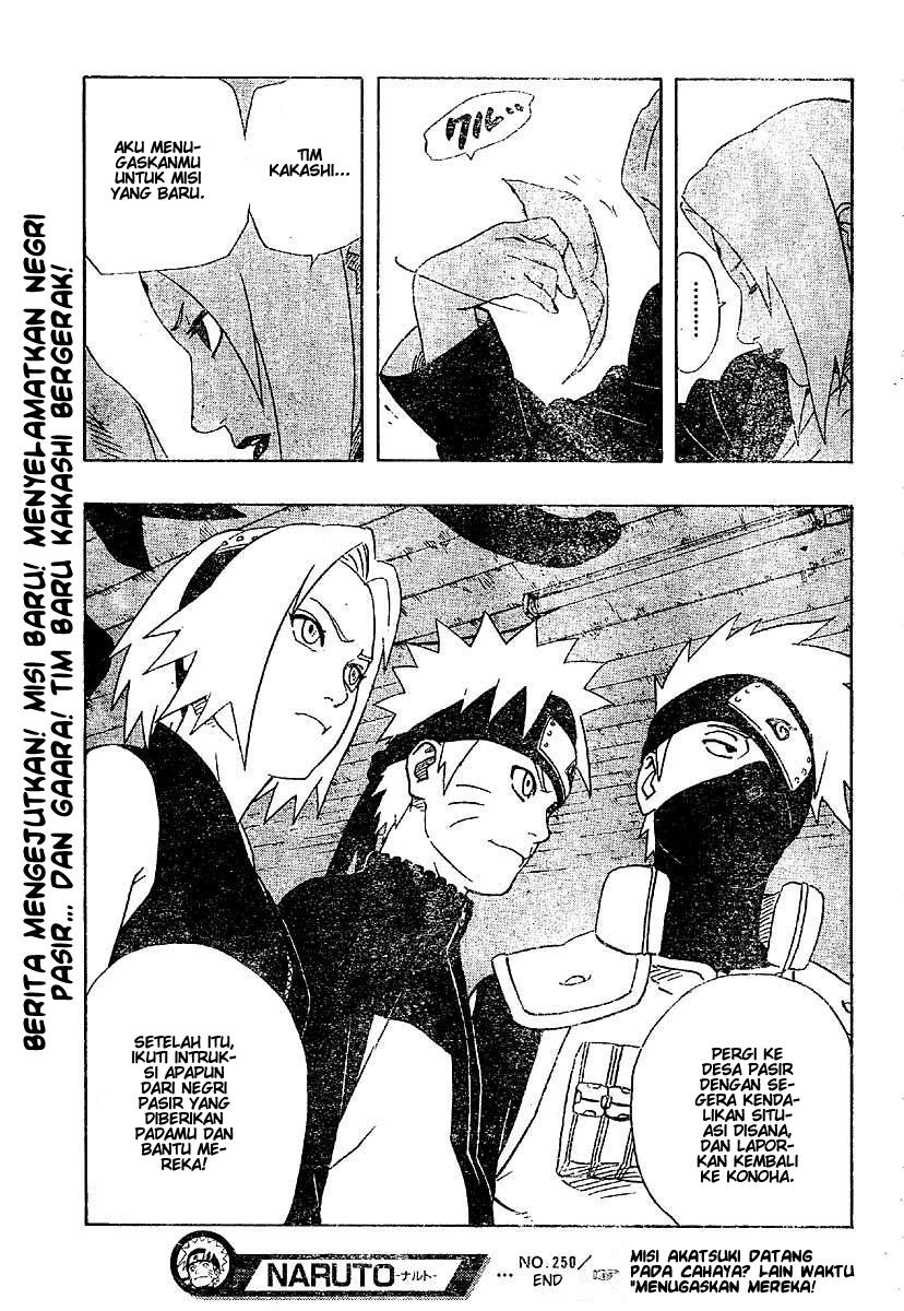 Naruto Bab 250 halaman 18