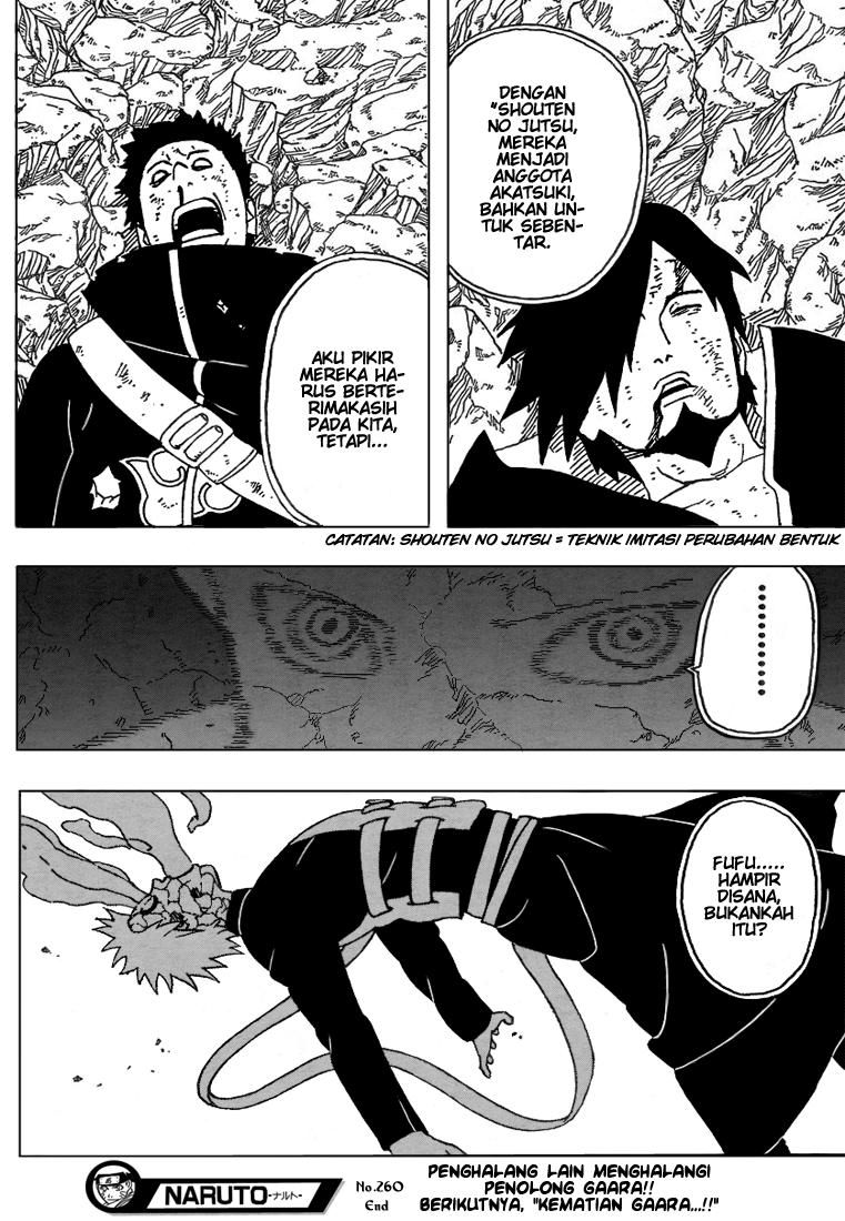 Naruto Bab 260 halaman 18