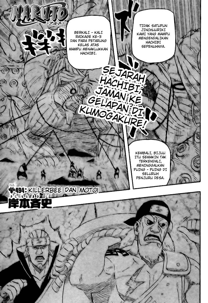 Naruto Bab 494 halaman 1