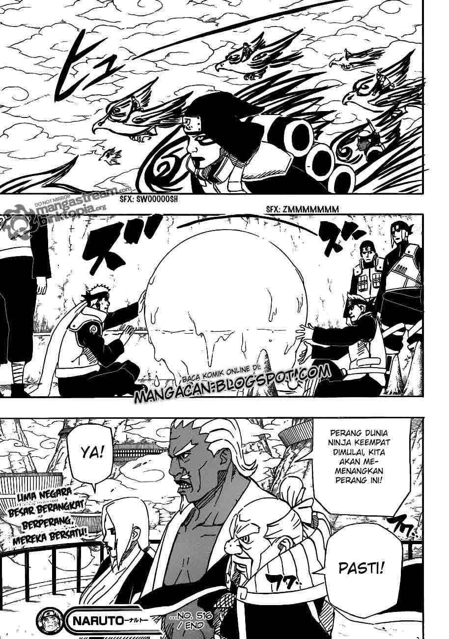 Naruto Bab 516 halaman 17
