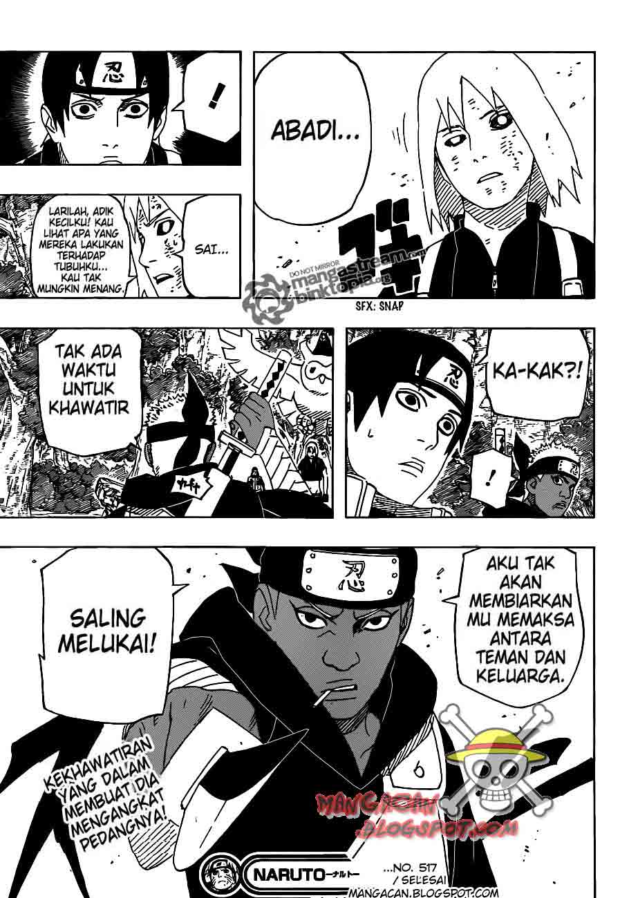 Naruto Bab 517 halaman 16