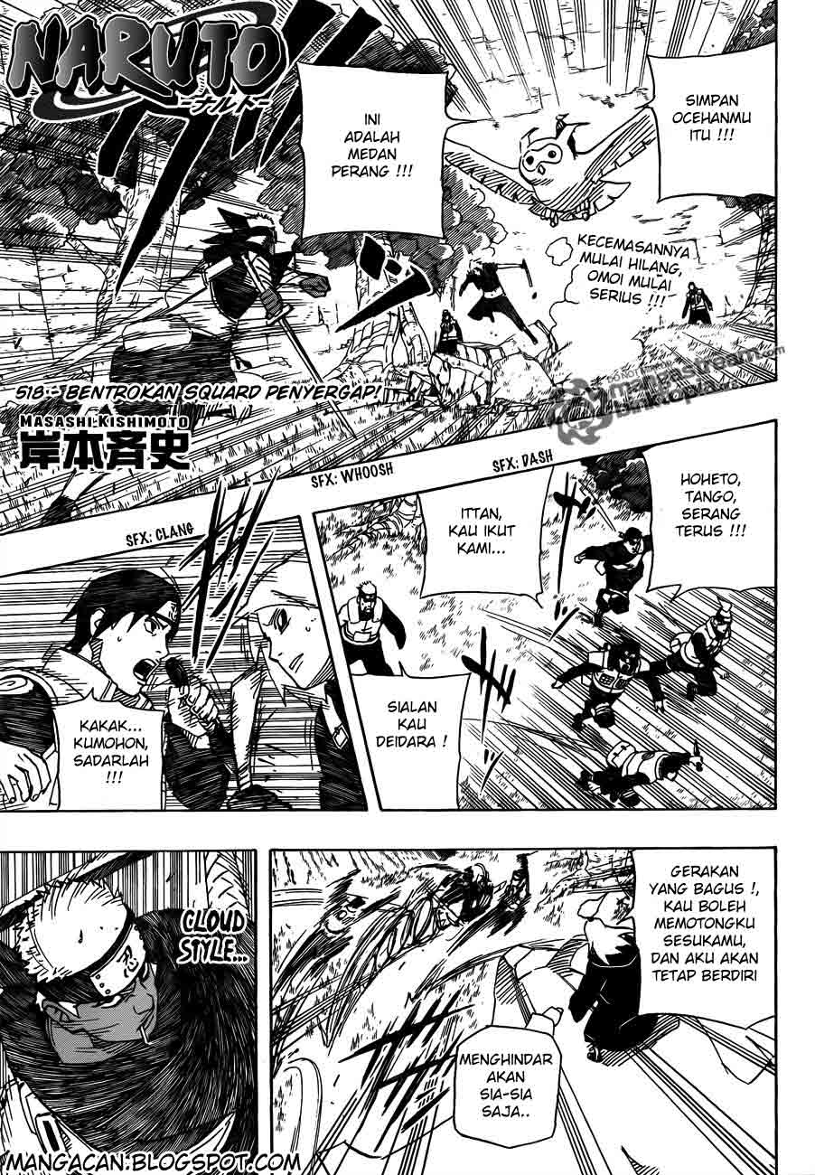 Naruto Bab 518 halaman 1