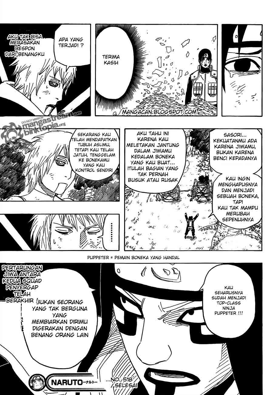 Naruto Bab 518 halaman 17