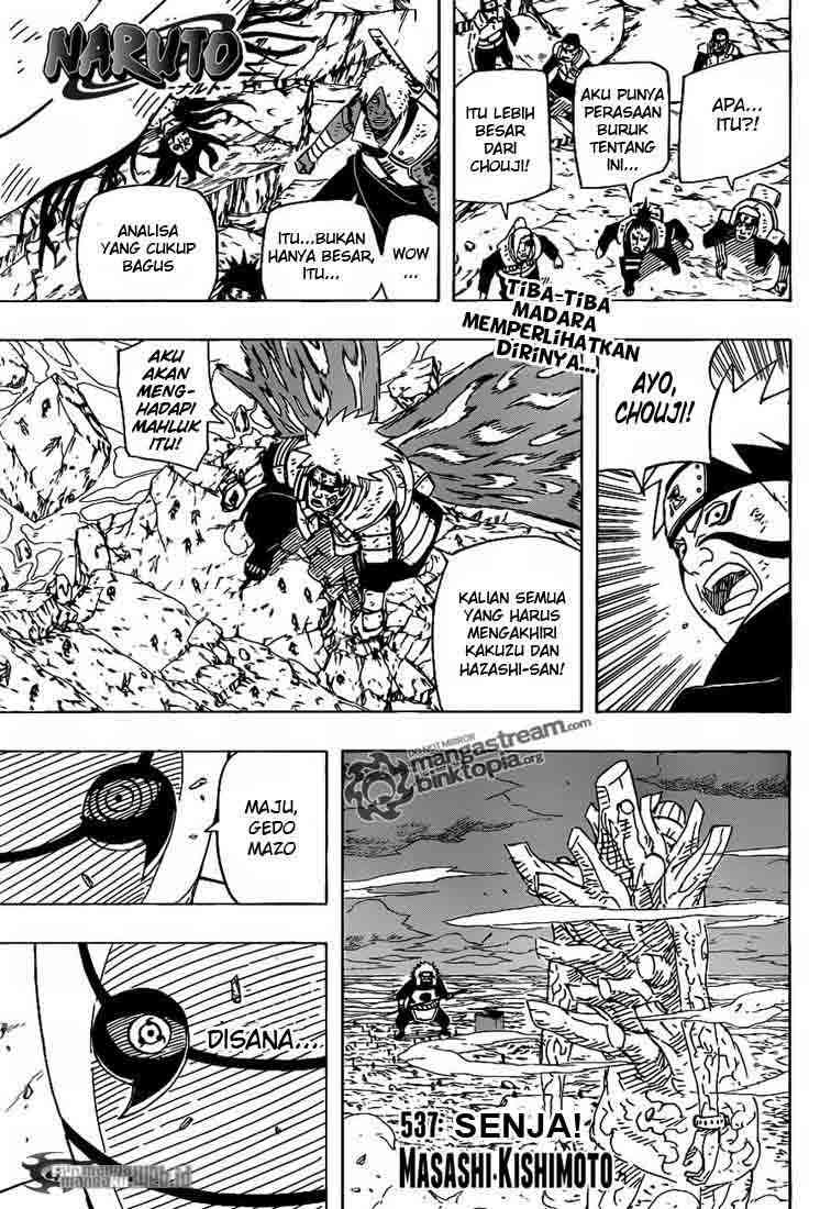 Naruto Bab 537 halaman 1