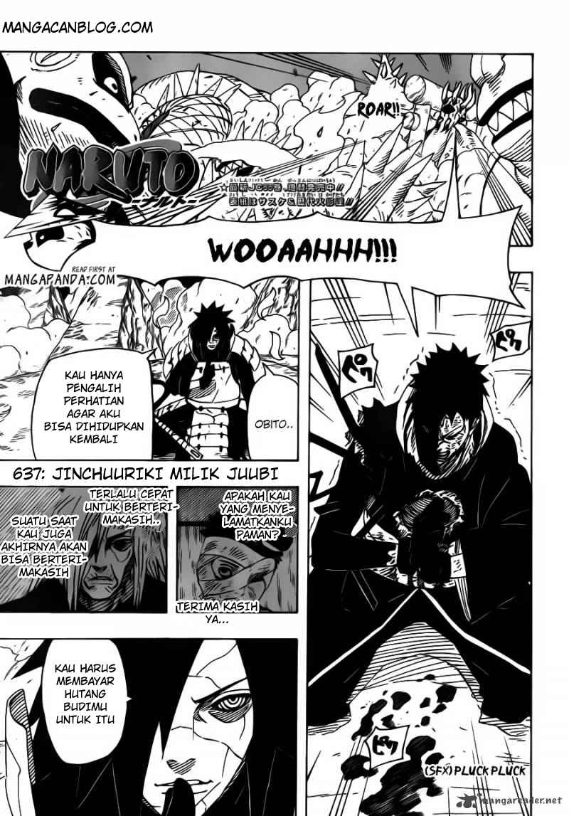 Naruto Bab 637 halaman 1