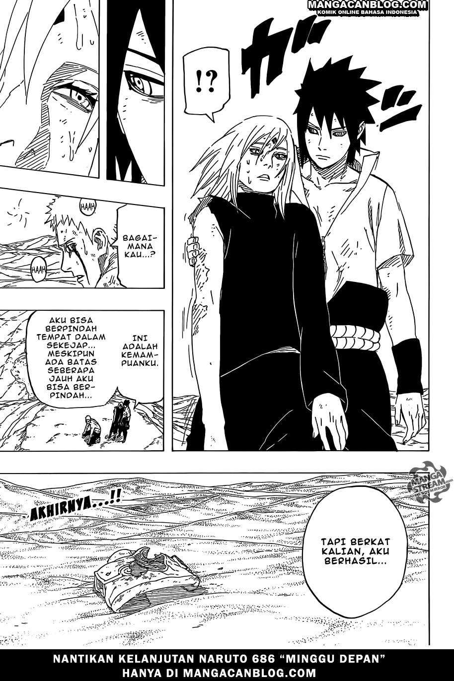 Naruto Bab 685 halaman 20