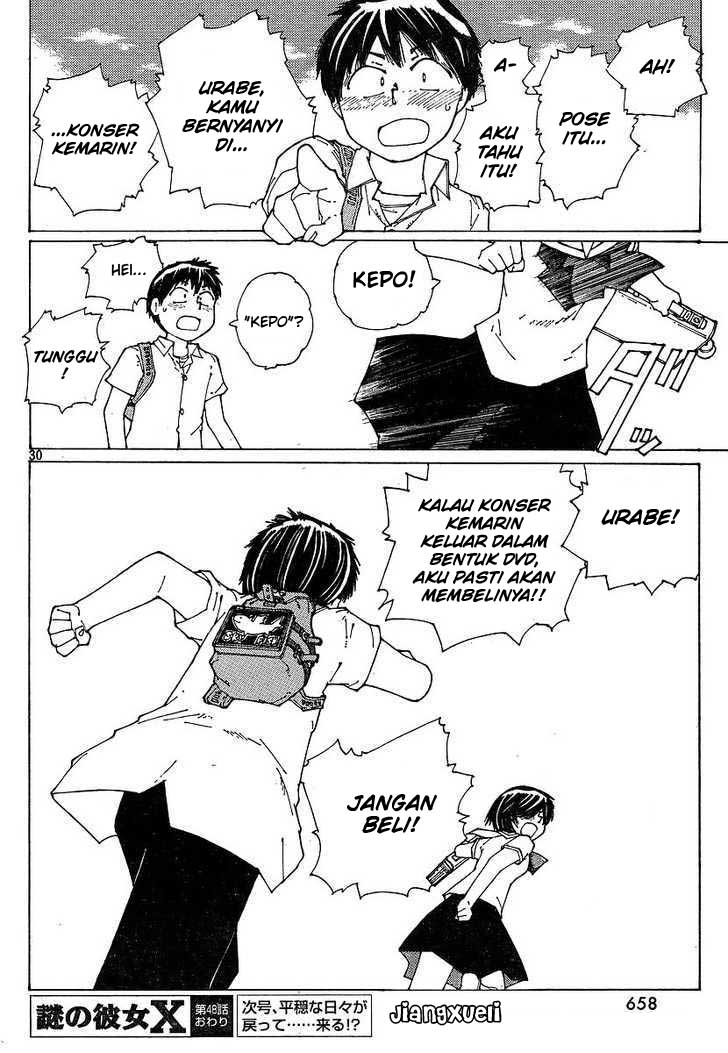 Nazo no Kanojo X Bab 48 halaman 30
