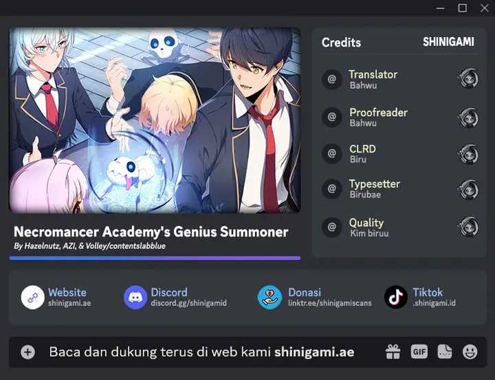 Necromancer Academy’s Genius Summoner chapter 13 halaman 1