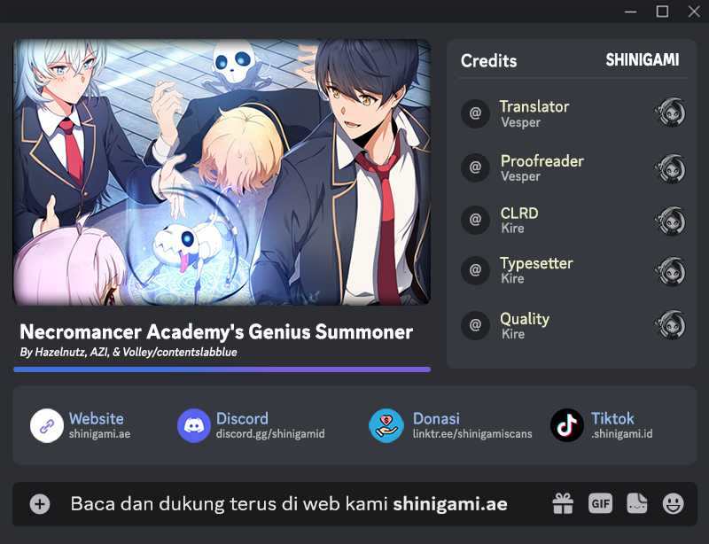 Necromancer Academy’s Genius Summoner chapter 21 halaman 1