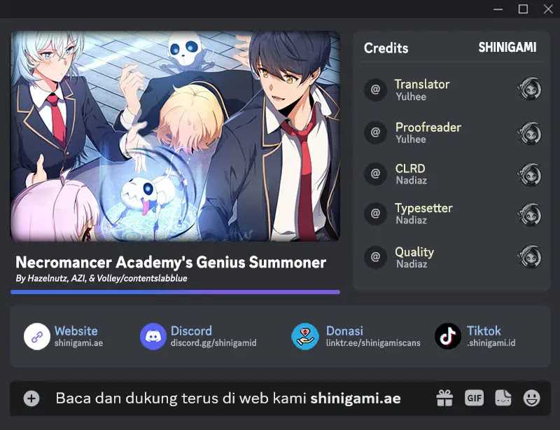 Necromancer Academy’s Genius Summoner chapter 49 halaman 1