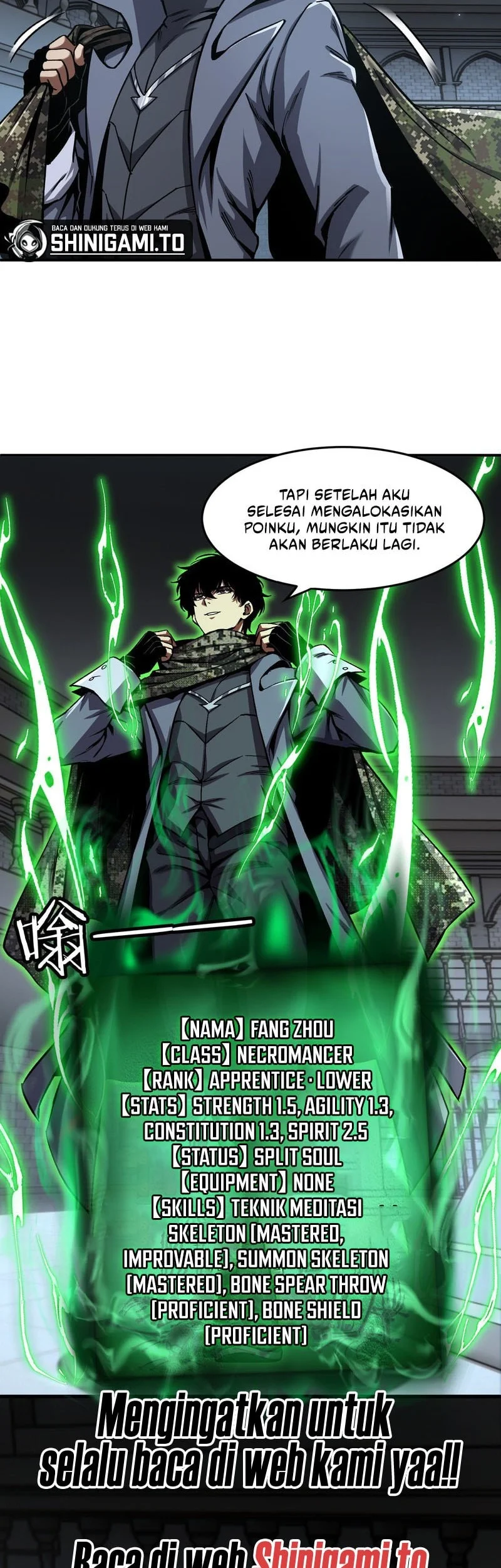 Necromancer: Becoming A God Starting With Skeleton Clone chapter 6 halaman 32