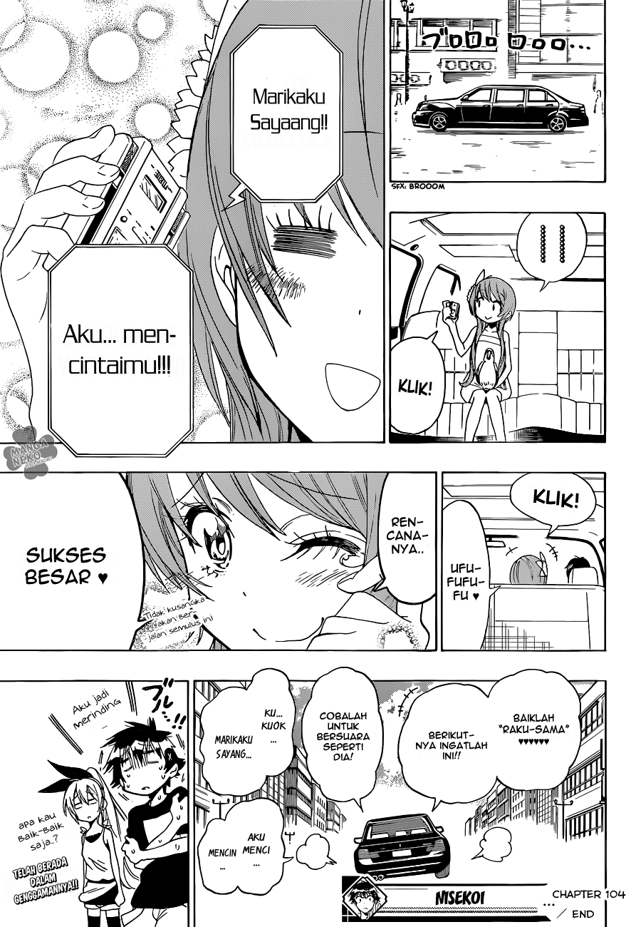 Nisekoi Bab 104 halaman 20