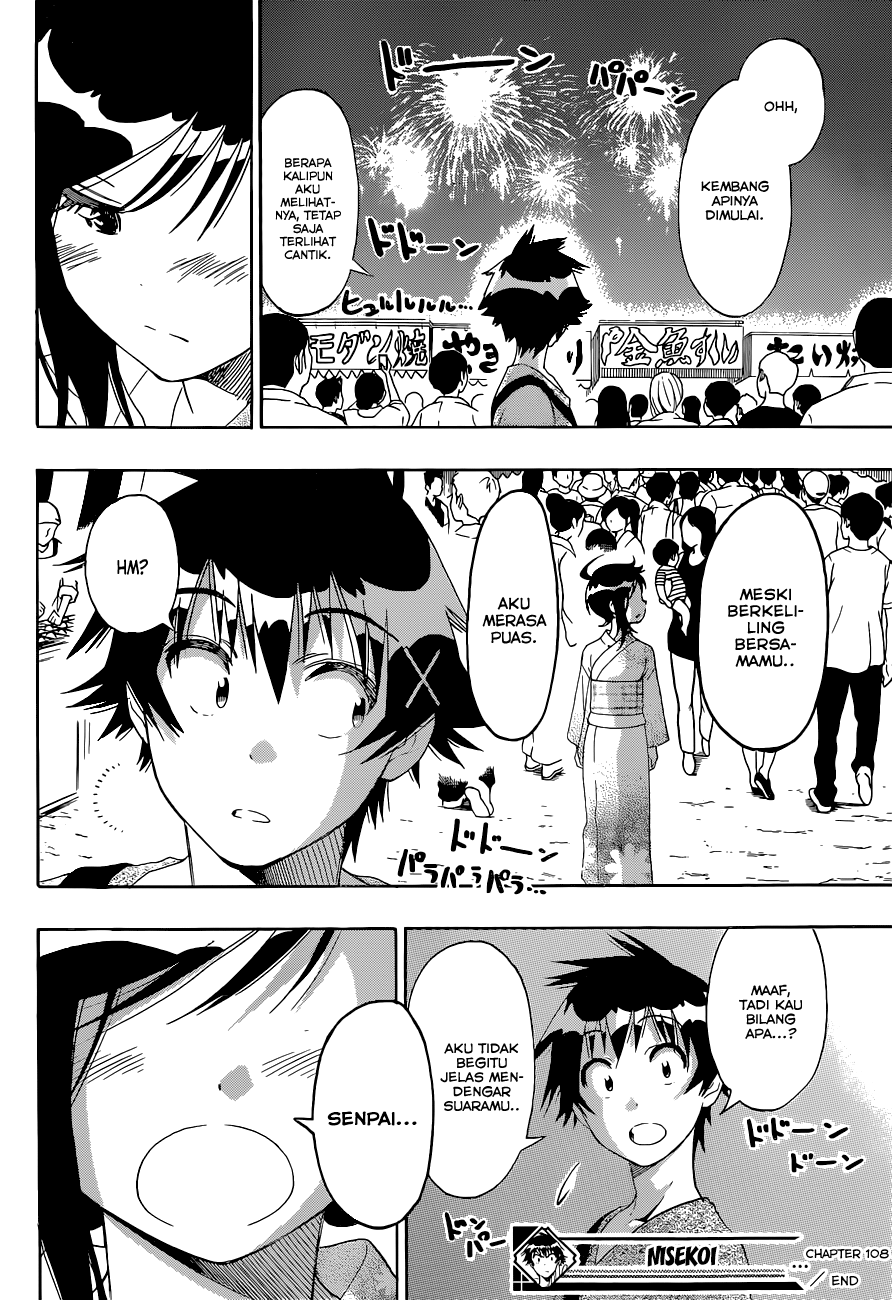 Nisekoi Bab 108 halaman 18