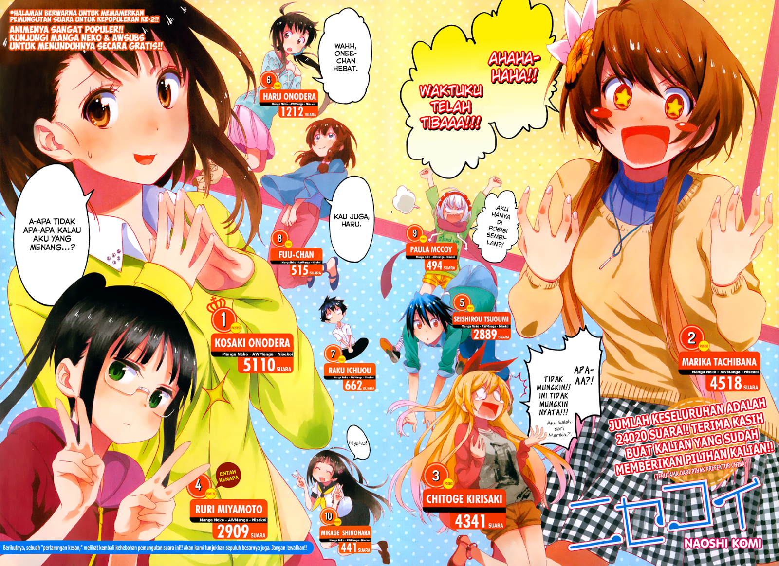 Nisekoi chapter 109 halaman 1
