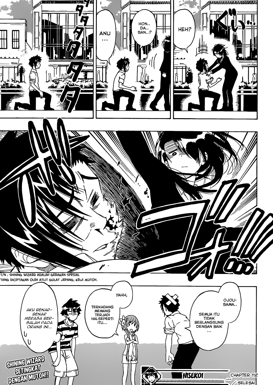 Nisekoi chapter 112 halaman 19