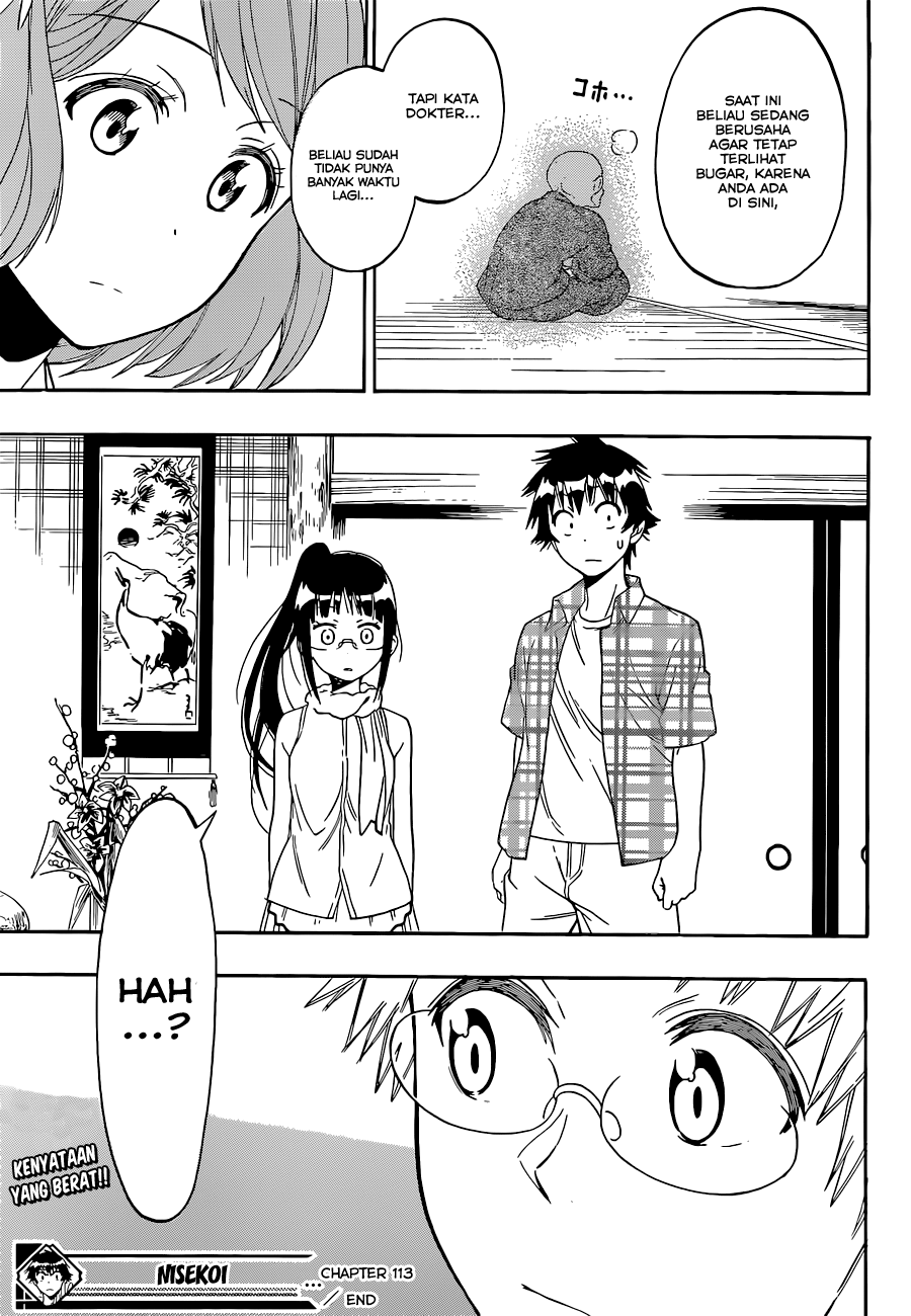 Nisekoi chapter 113 halaman 21