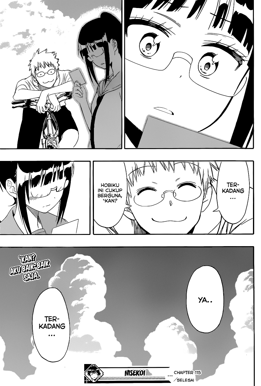Nisekoi chapter 115 halaman 19