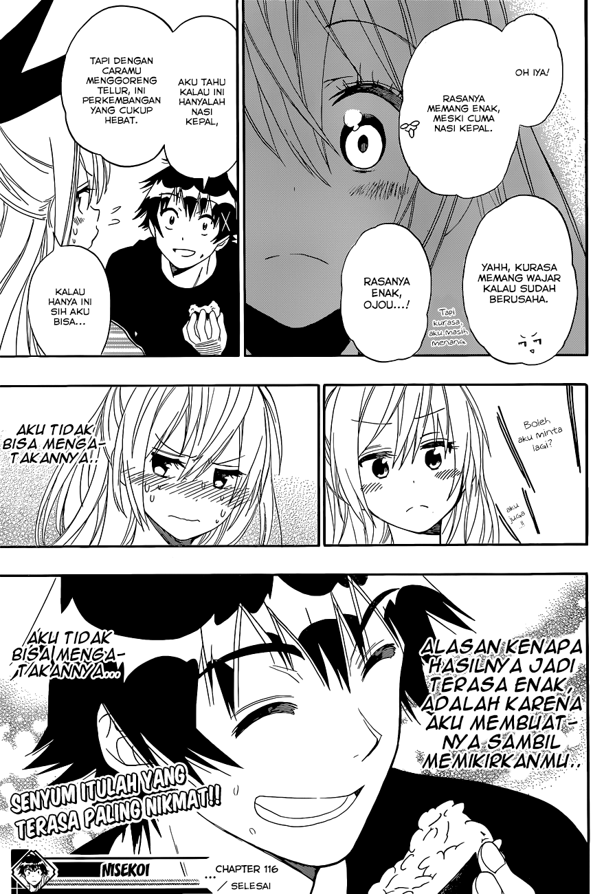 Nisekoi Bab 116 halaman 19