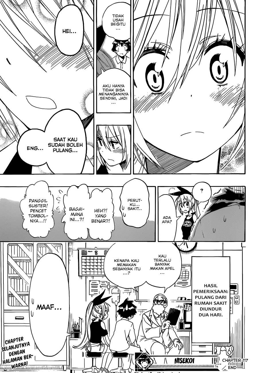 Nisekoi chapter 117 halaman 19