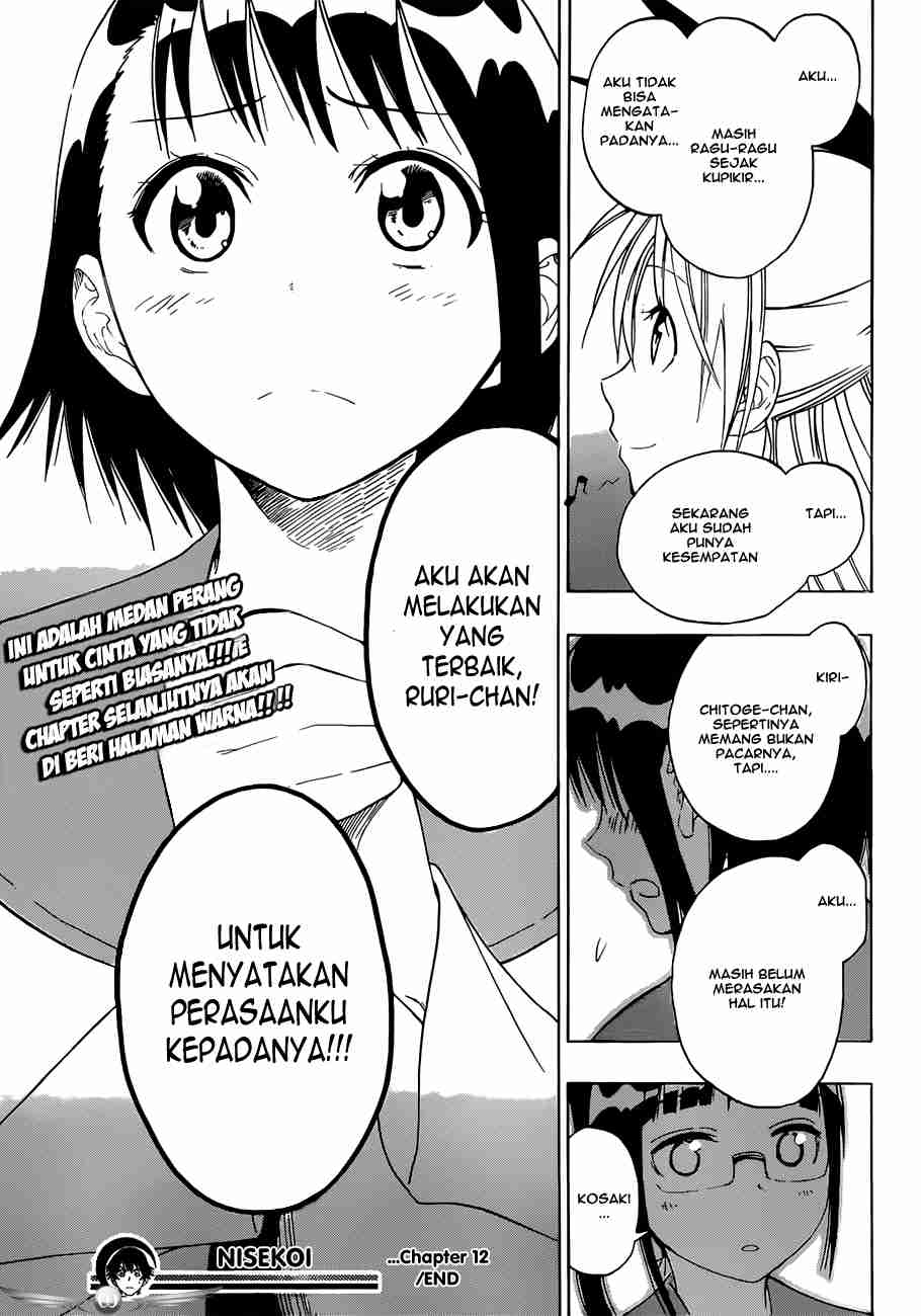 Nisekoi chapter 12 halaman 23