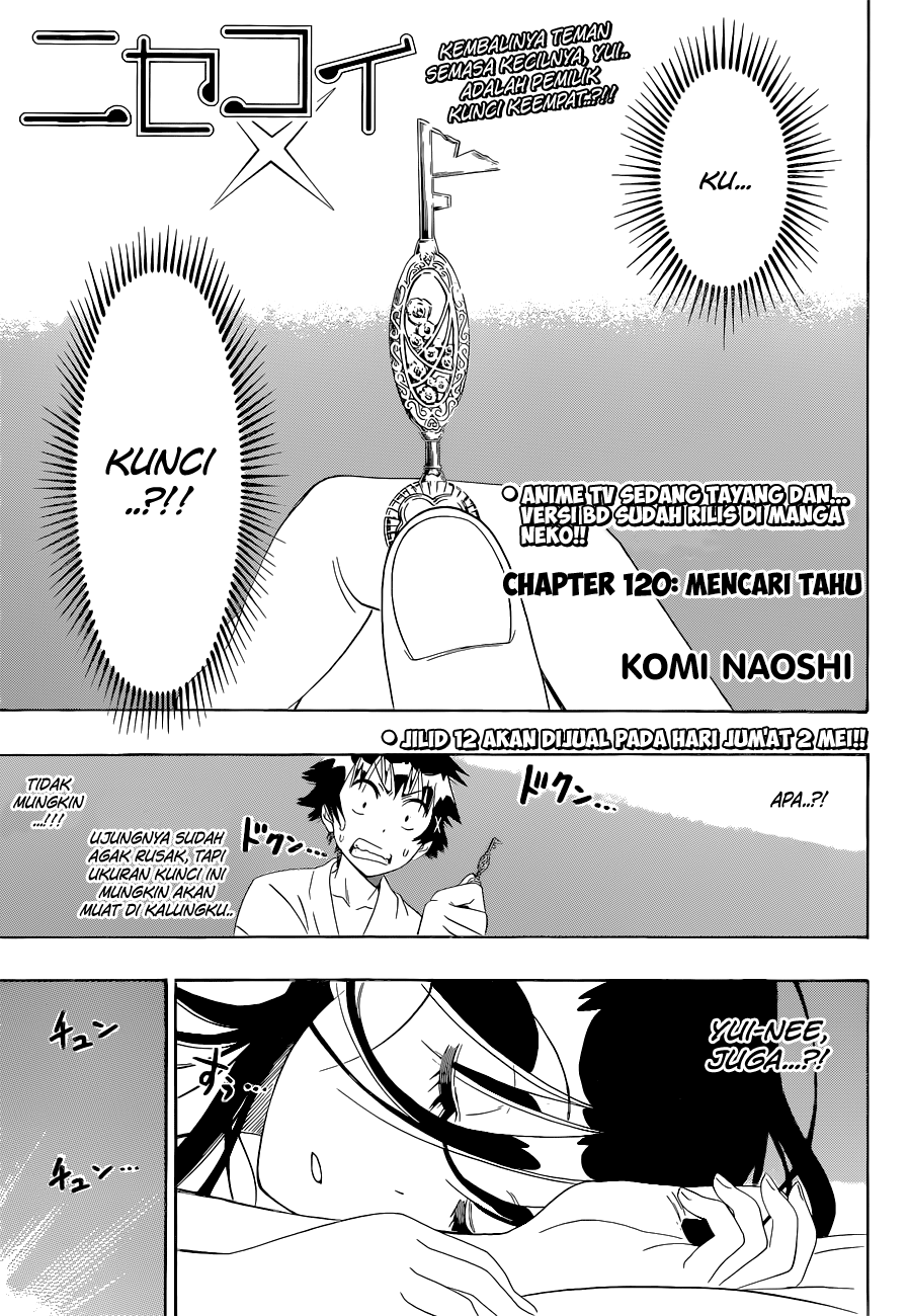 Nisekoi chapter 120 halaman 1