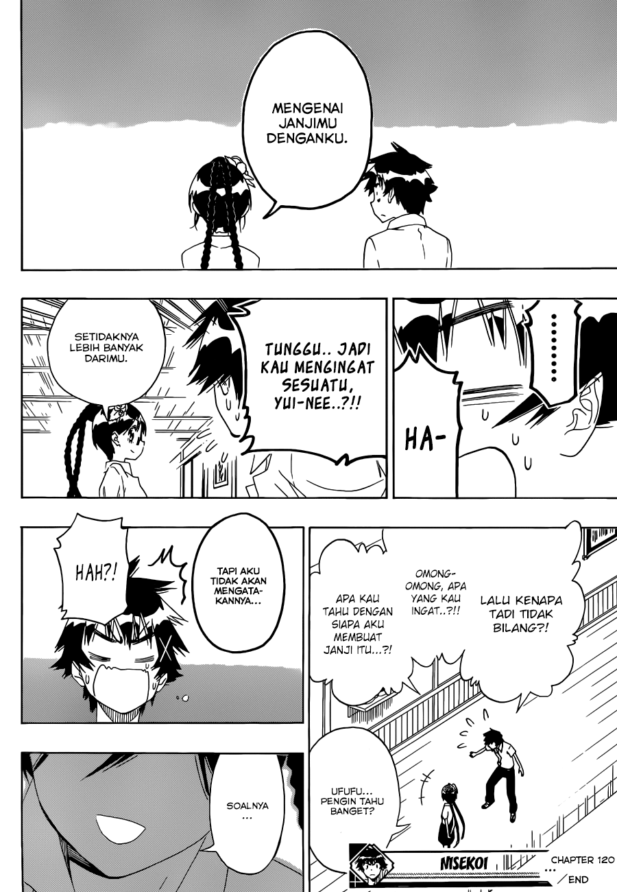 Nisekoi chapter 120 halaman 18