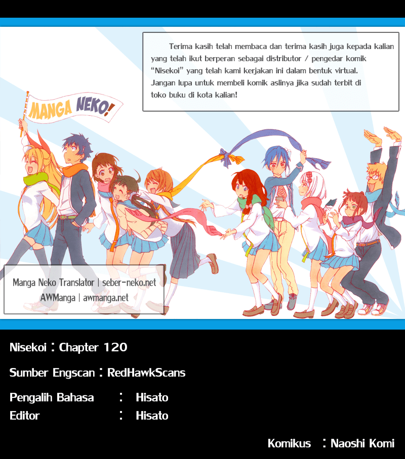 Nisekoi chapter 120 halaman 20