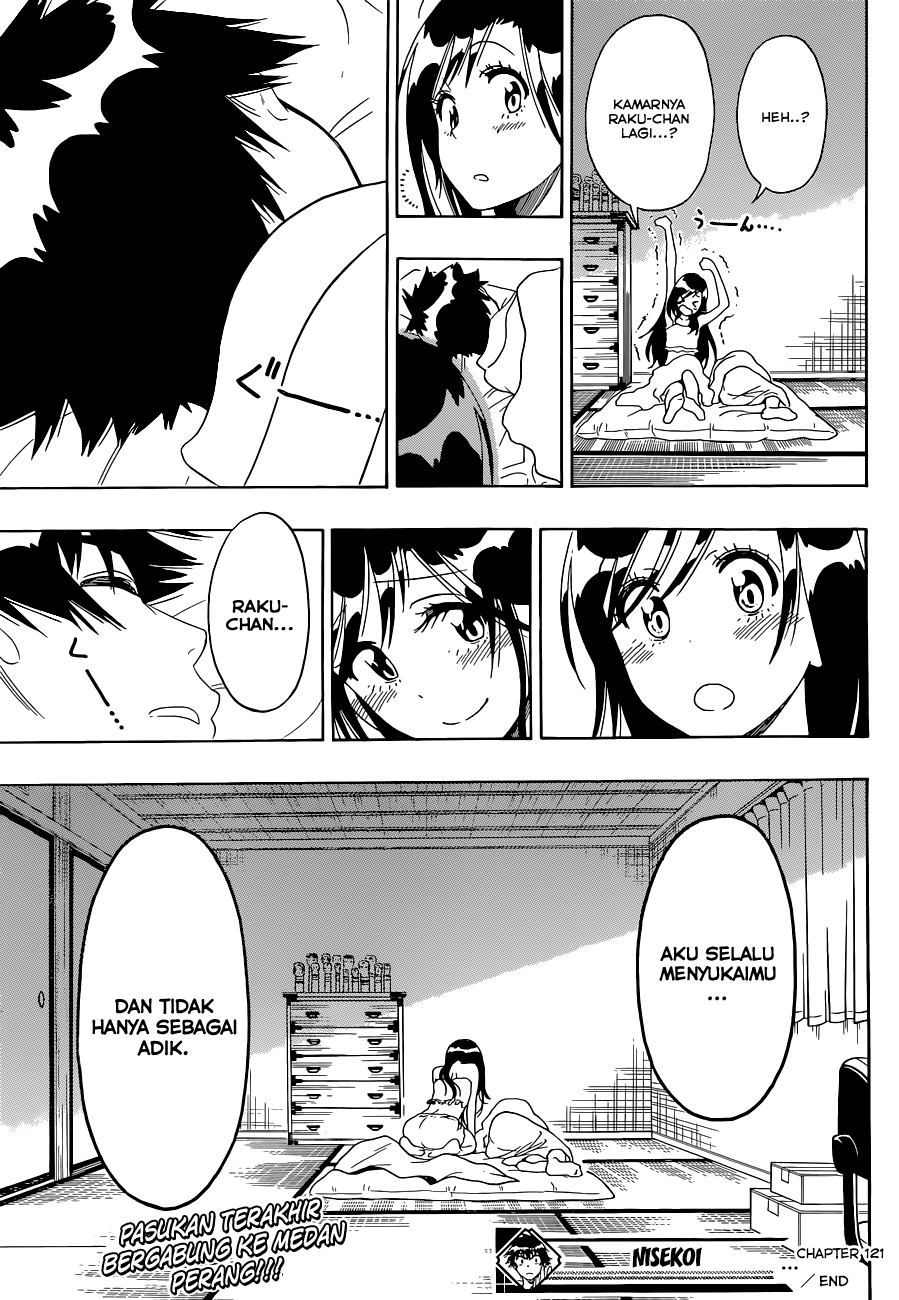 Nisekoi chapter 121 halaman 22