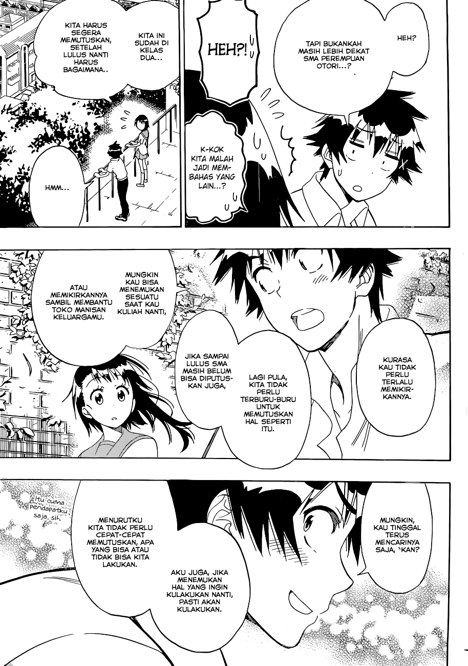 Nisekoi Bab 123 halaman 15
