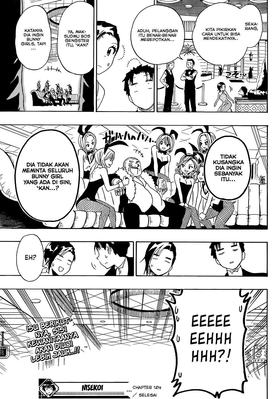 Nisekoi chapter 124 halaman 19