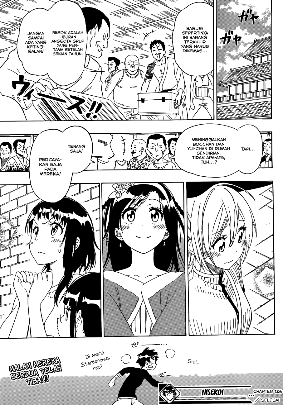 Nisekoi Bab 126 halaman 19