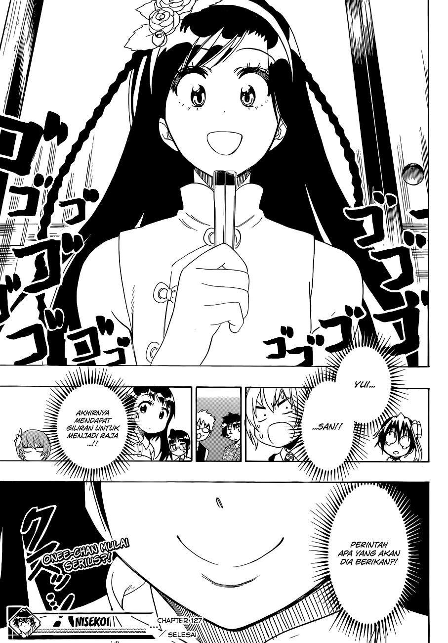 Nisekoi Bab 127 halaman 19