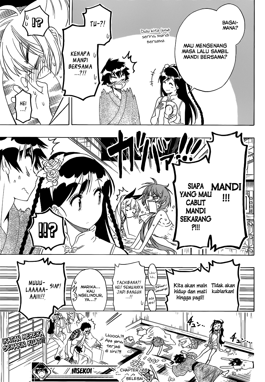 Nisekoi chapter 128 halaman 19