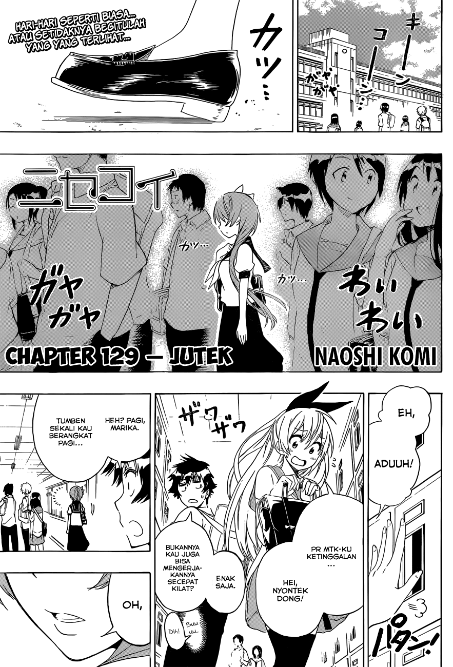 Nisekoi Bab 129 halaman 1