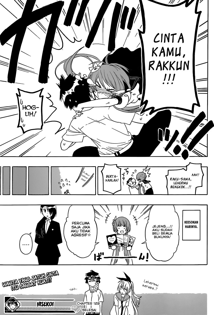 Nisekoi Bab 129 halaman 19