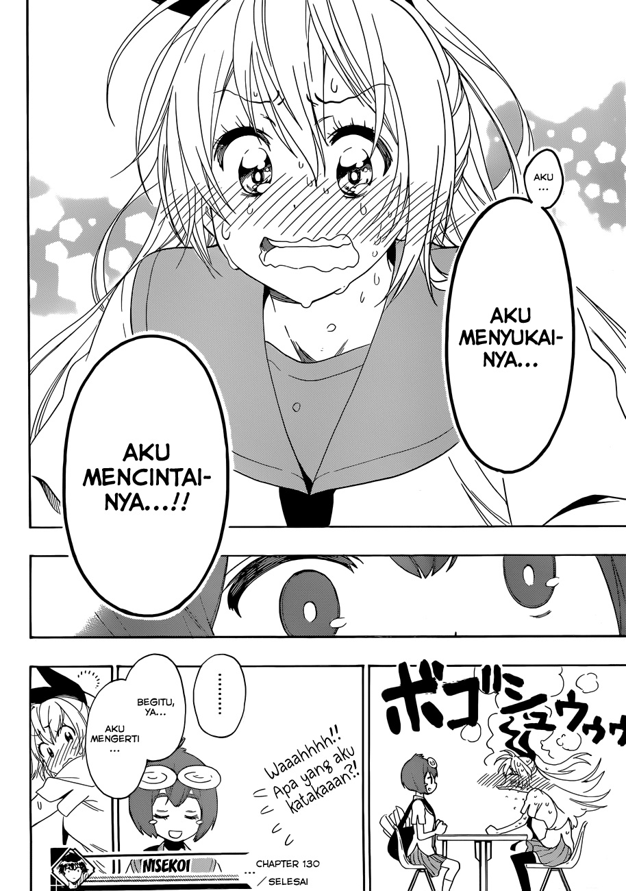 Nisekoi Bab 130 halaman 18