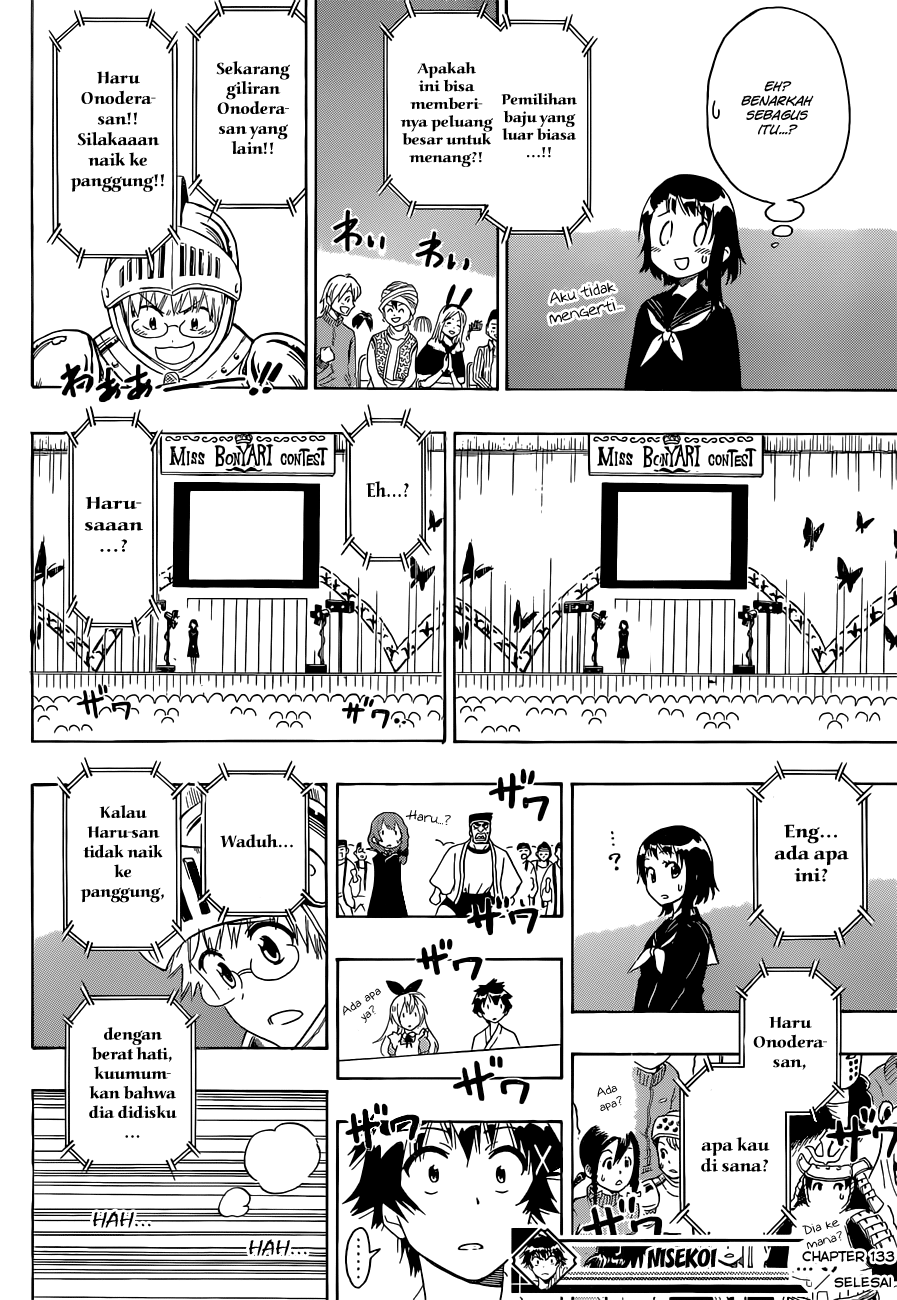 Nisekoi Bab 133 halaman 18