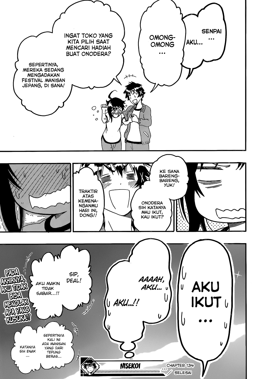 Nisekoi chapter 134 halaman 19