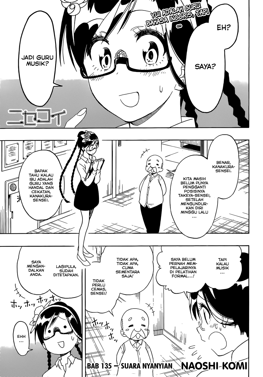 Nisekoi chapter 135 halaman 1