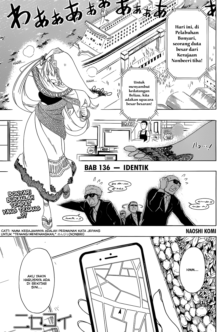 Nisekoi chapter 136 halaman 1