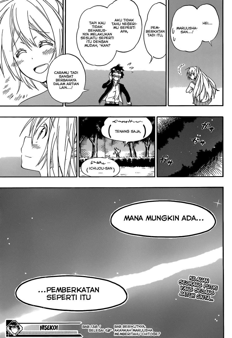 Nisekoi chapter 138 halaman 18