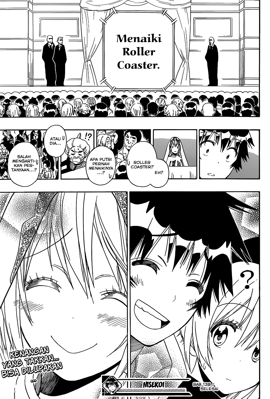 Nisekoi chapter 139 halaman 19
