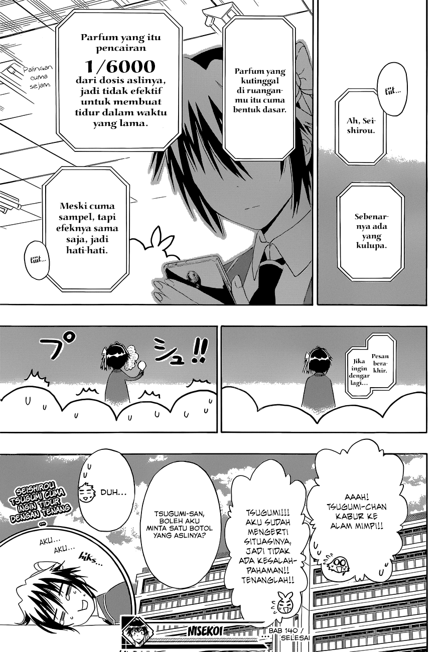 Nisekoi chapter 140 halaman 21