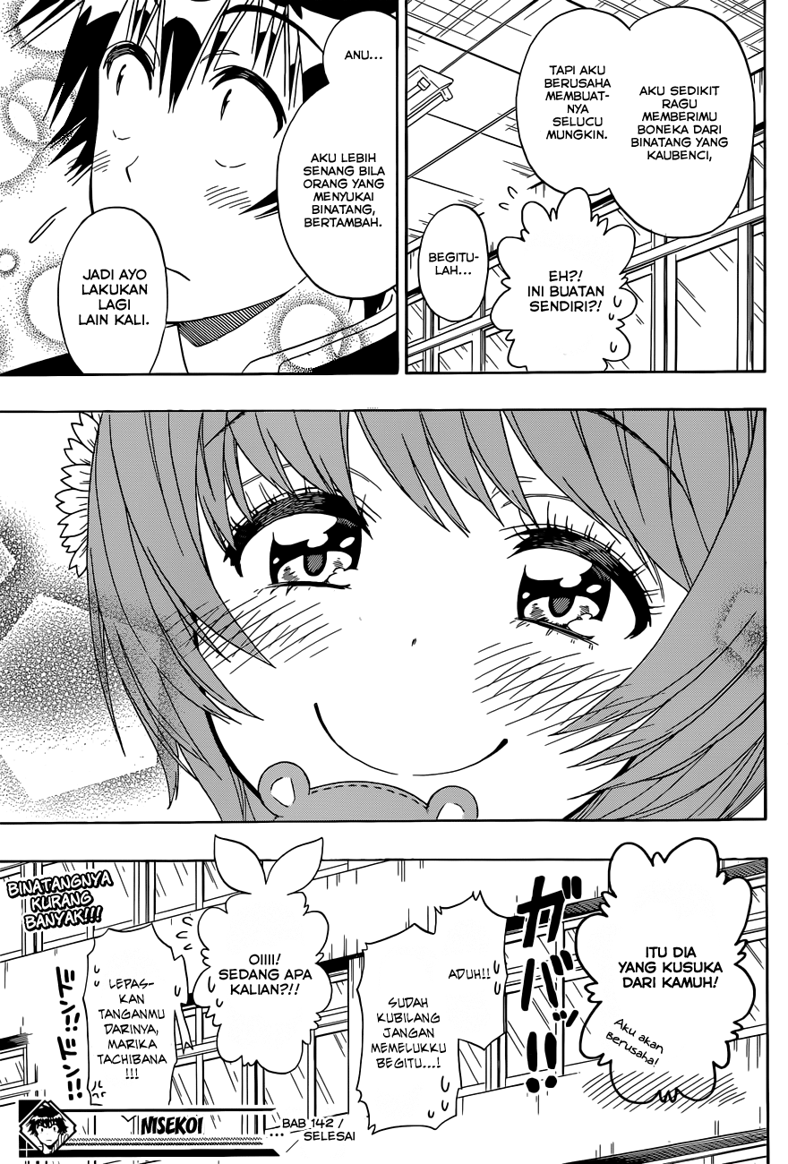 Nisekoi chapter 142 halaman 19