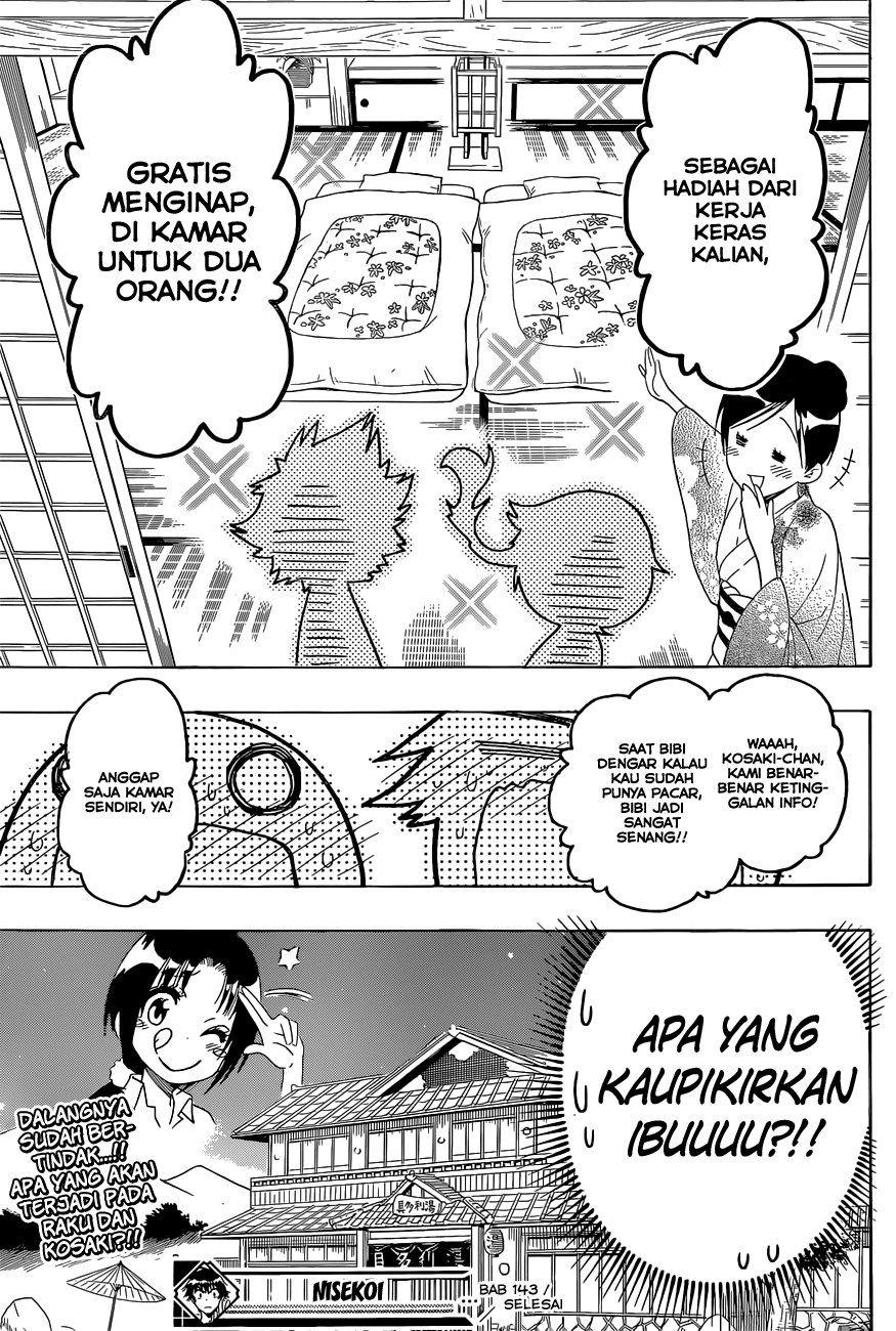 Nisekoi chapter 143 halaman 20