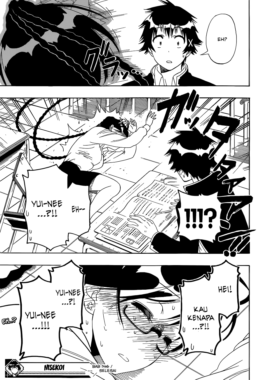 Nisekoi Bab 146 halaman 19