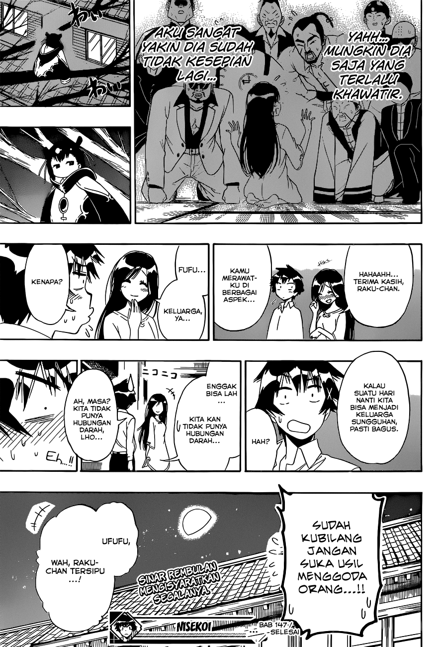 Nisekoi chapter 147 halaman 18