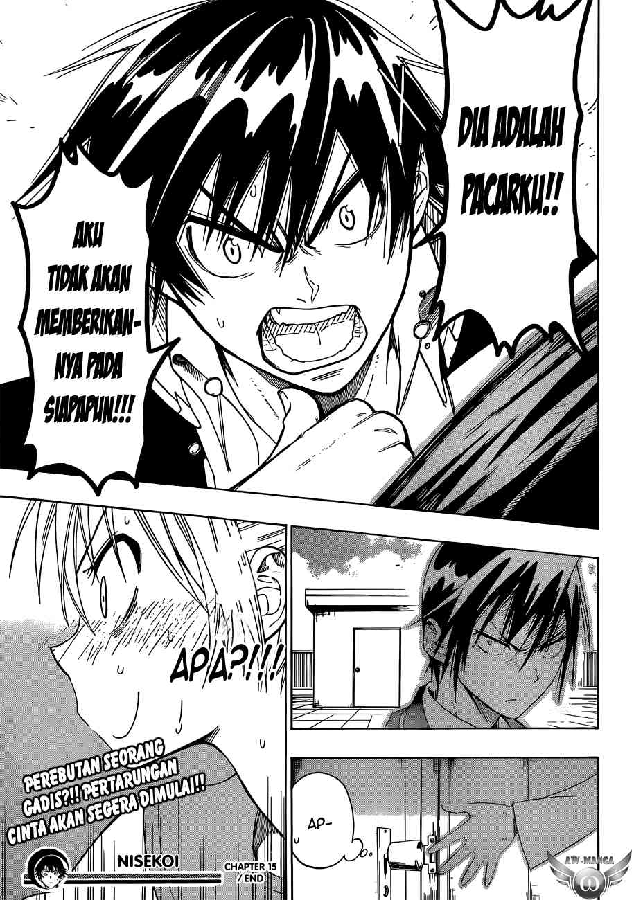 Nisekoi Bab 15 halaman 21