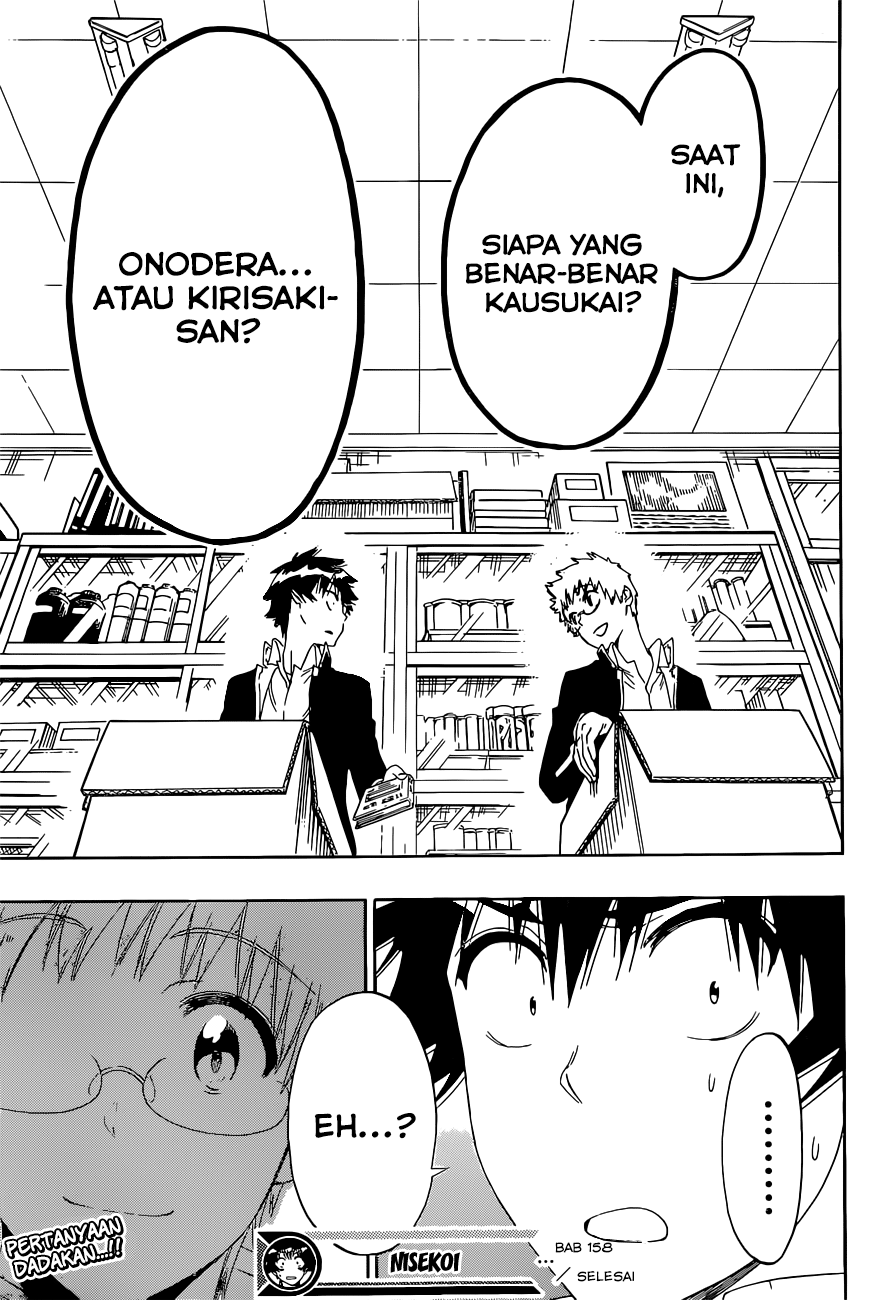 Nisekoi chapter 158 halaman 20